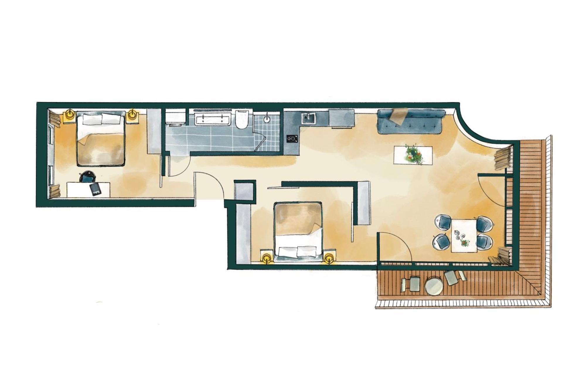 Waveboard Hotel & Boardinghouse Потсдам Стая снимка