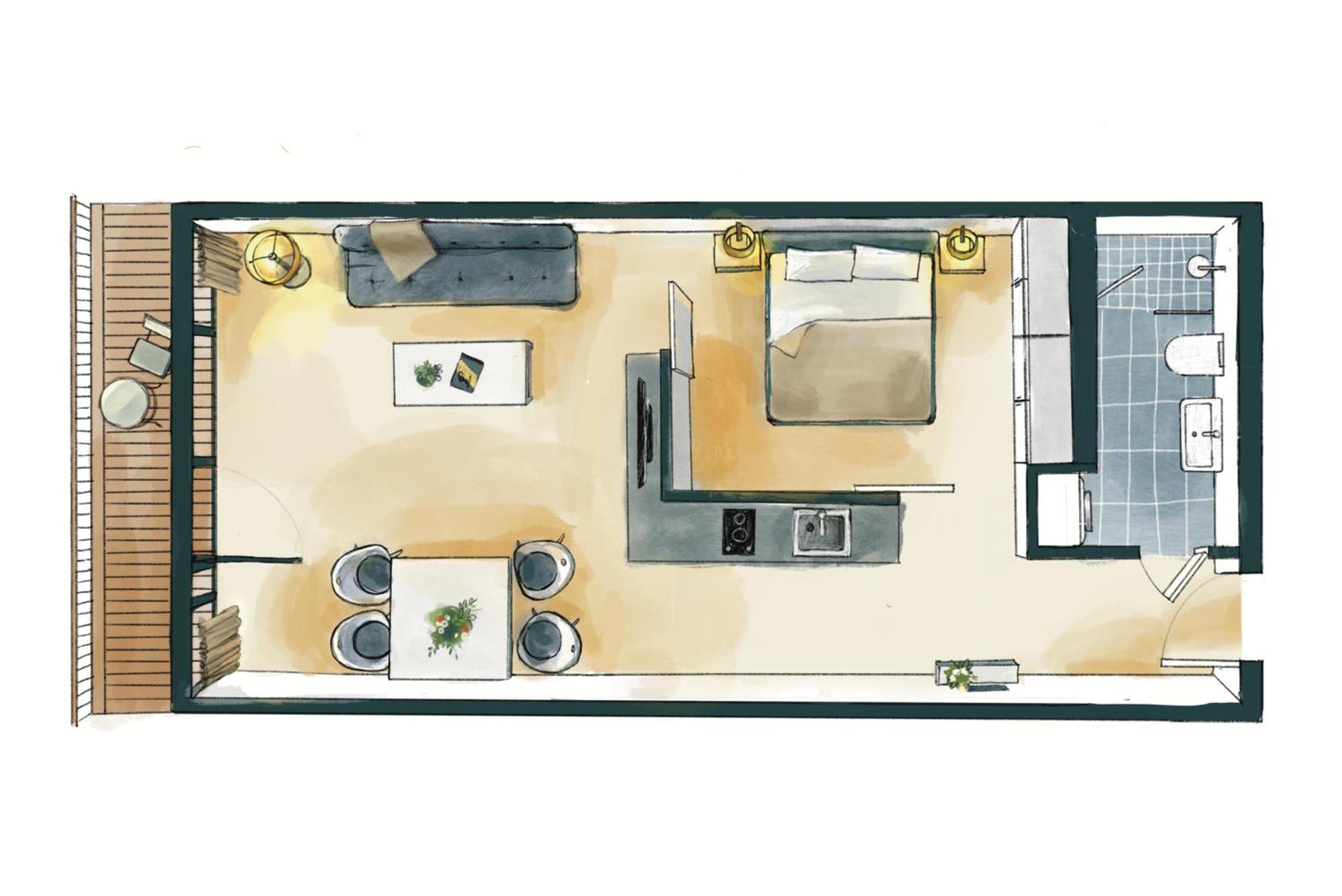 Waveboard Hotel & Boardinghouse Потсдам Стая снимка